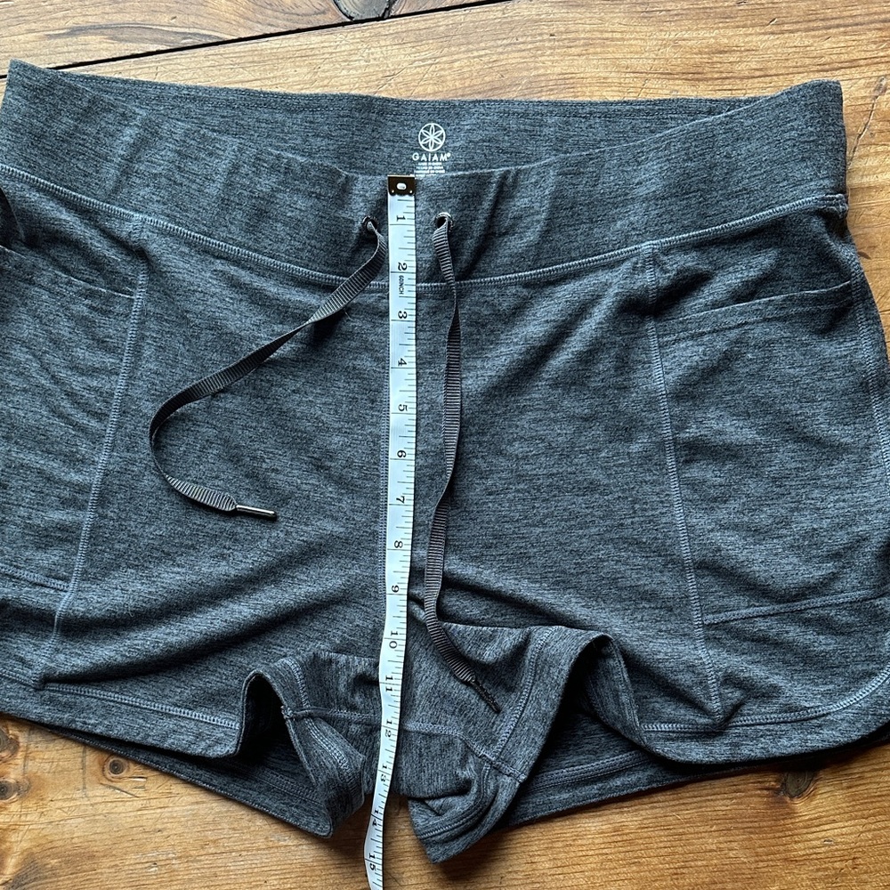 GAIAM Dark Gray Athletic Shorts - Picture 5 of 6